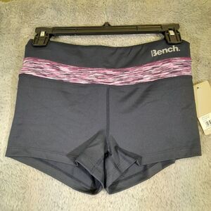 Bench Womens Navy Blue Shorts Activewear Size Small Petite Badge Pocket NWT